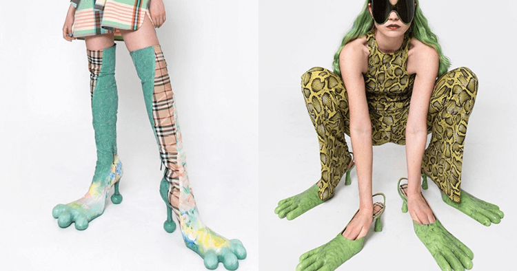 搞怪「爪鞋」你敢穿嗎？｜將垃圾轉為時尚的「怪獸爪鞋」上架竟旋即售罄！