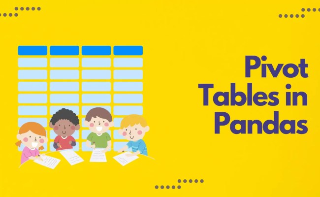Pivot Tables In Pandas