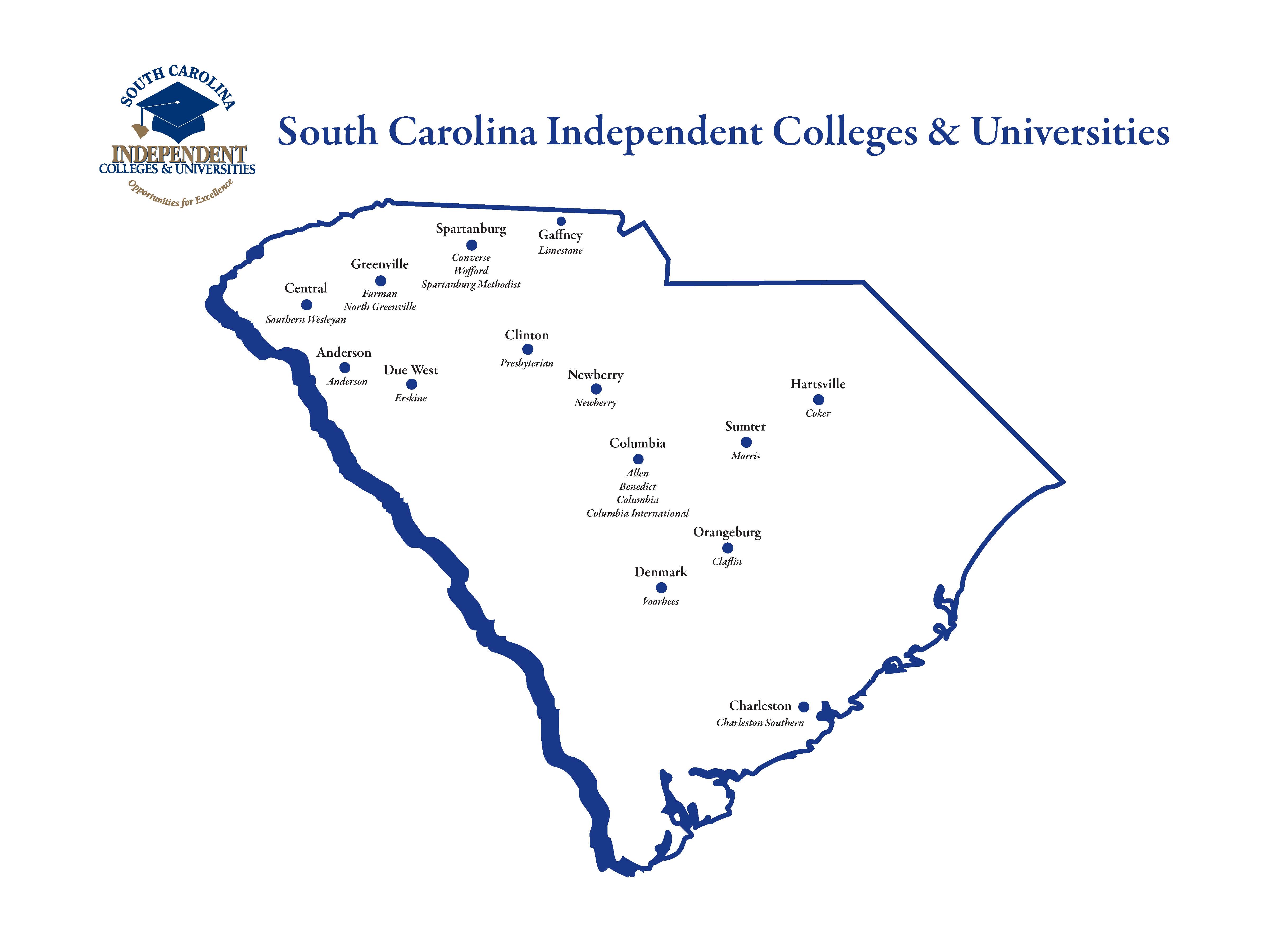 Colleges Scicu Map.