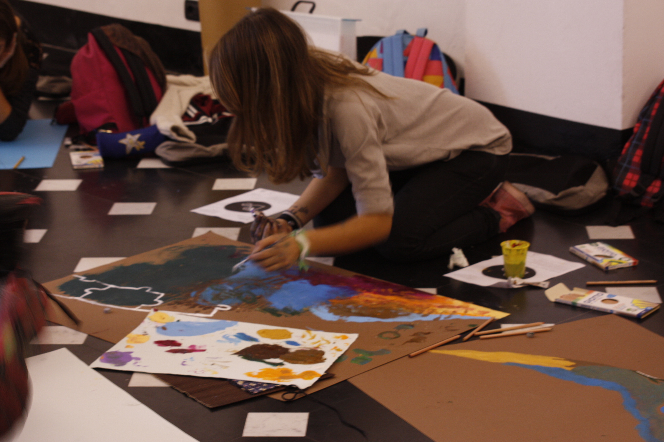 workshop Be a Planet all'interno di Be Human Be Bored - mostra personale di Gianluca Sturmann