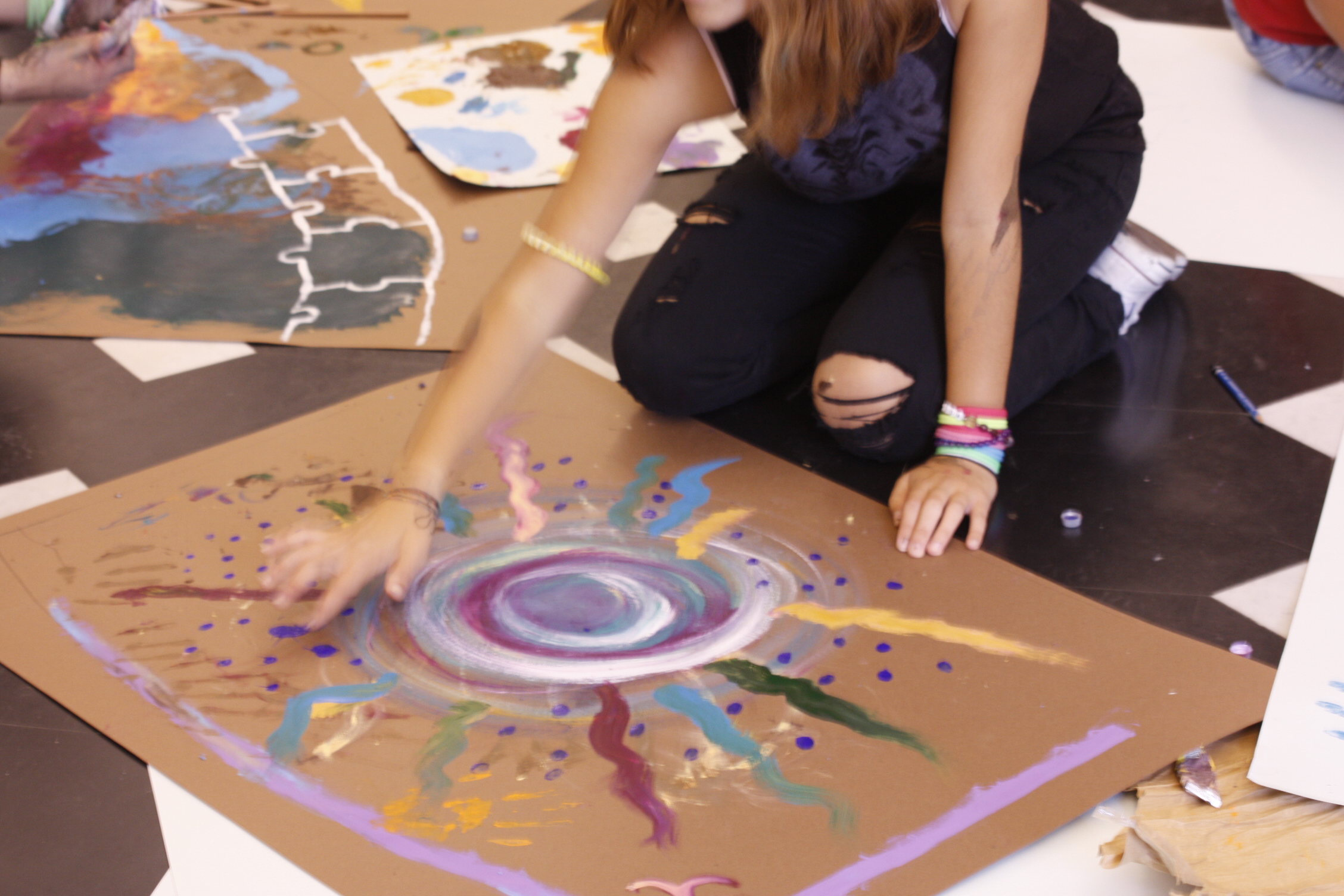 workshop Be a Planet all'interno di Be Human Be Bored - mostra personale di Gianluca Sturmann