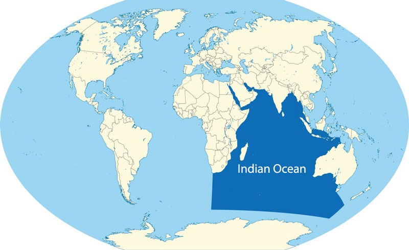 Indian Ocean Facts And Science4Fun Indian Ocean Map 