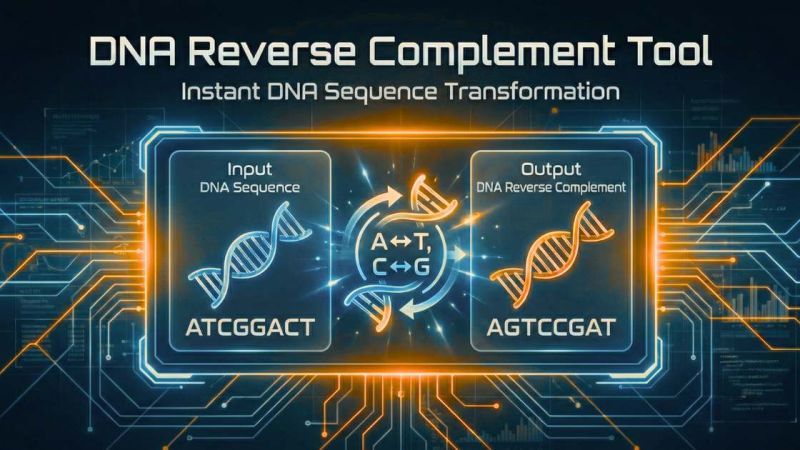 Reverse Complement Tool Dna Sequence Converter - Gradient Picture Collection - Full HD Quality