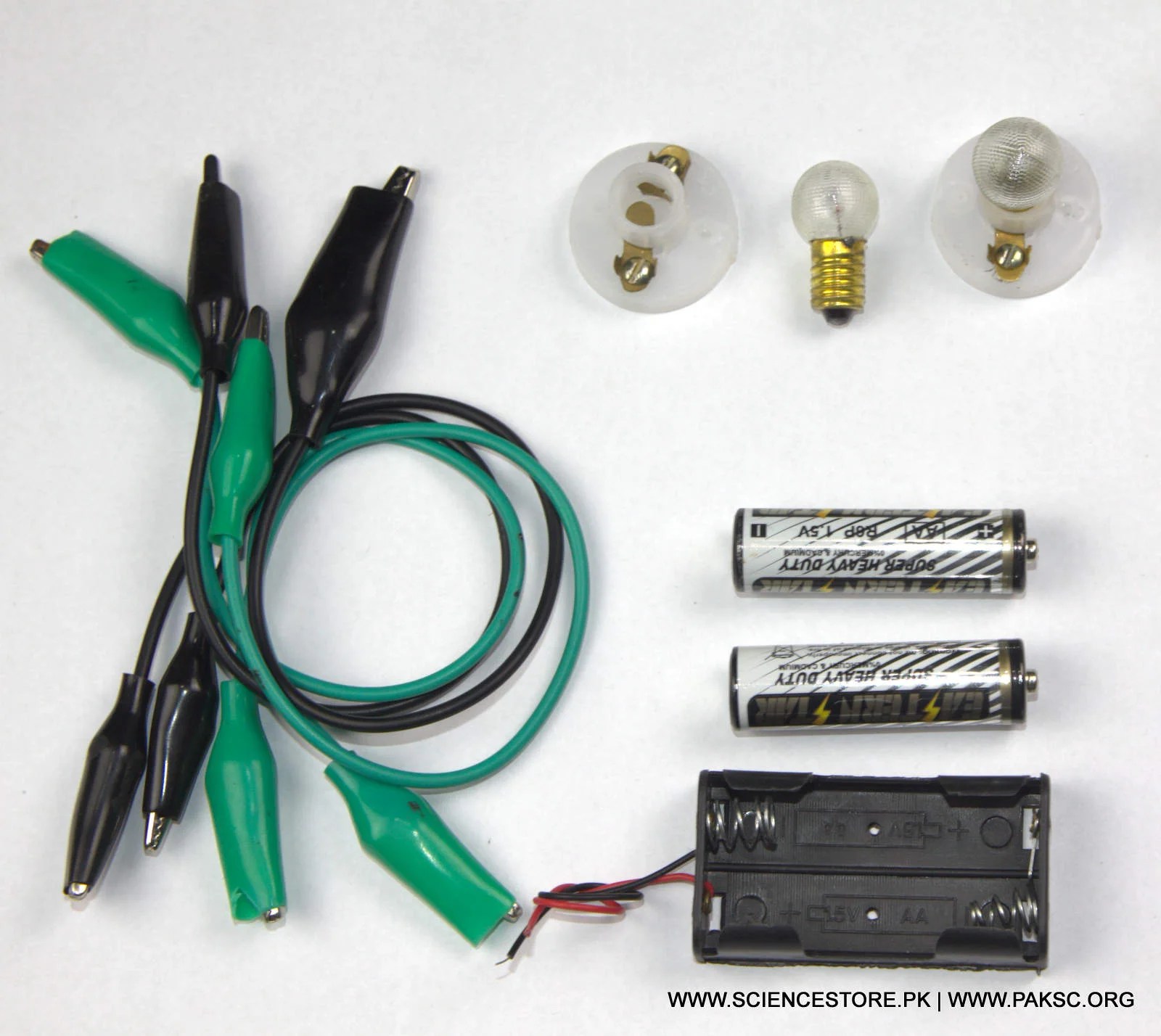 DollaTek Physik-Experimentierset – Stromkreise, Reihen- Und Parallelschaltung, Mit Glühlampen & Batteriefach