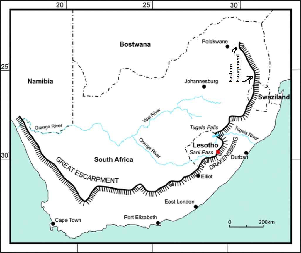 Drakensburg S Africa Explorer Trekker Escarpment 