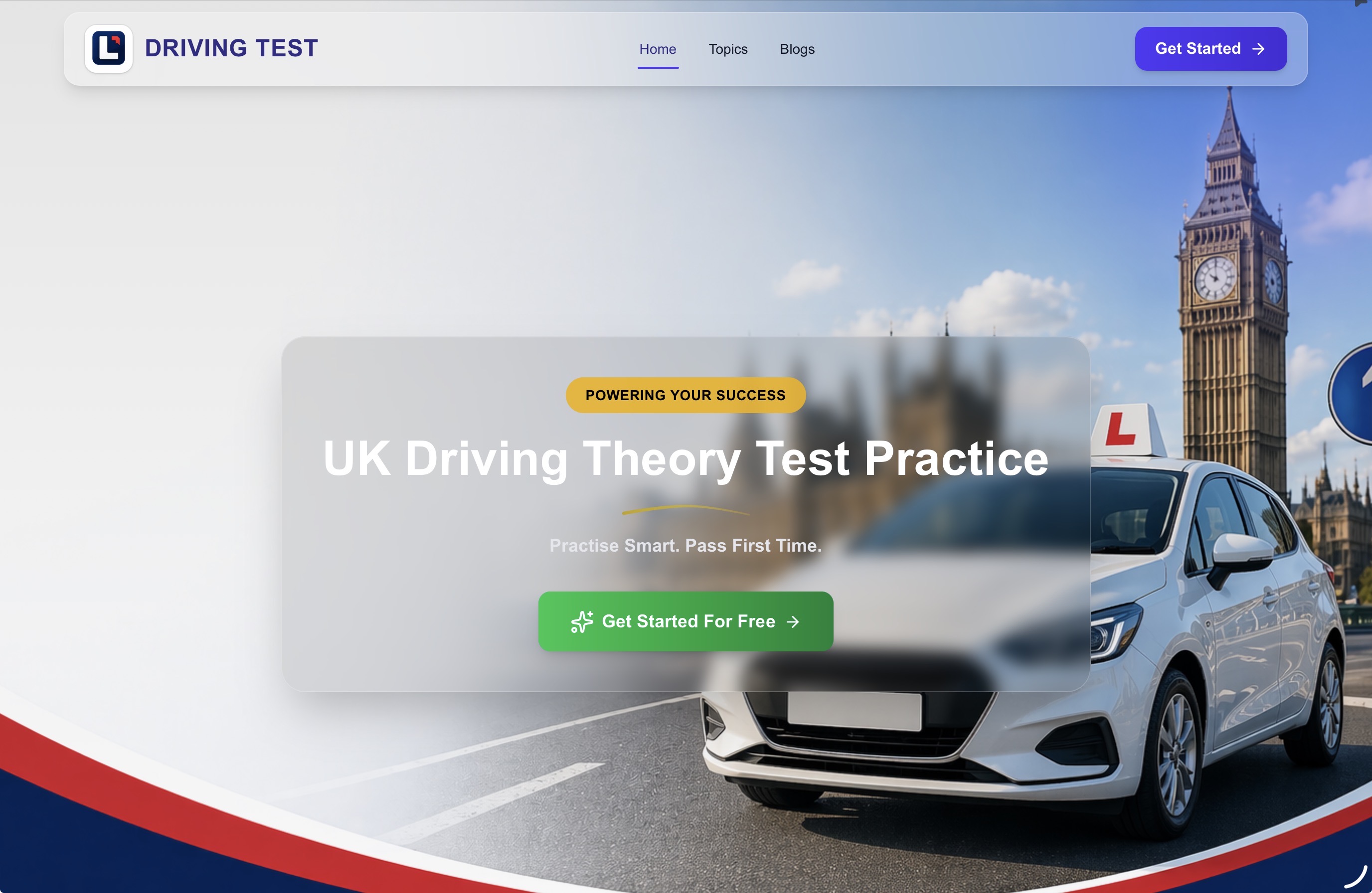 Driving Theory Home Page