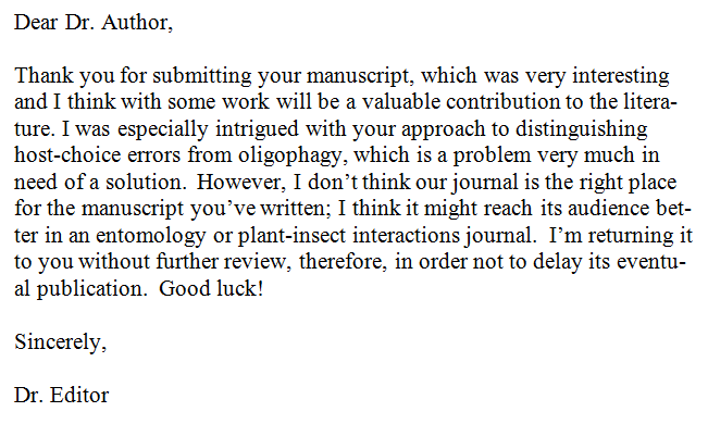 How To Write And Read A Manuscript Rejection Letter Scientist Sees Squirrel