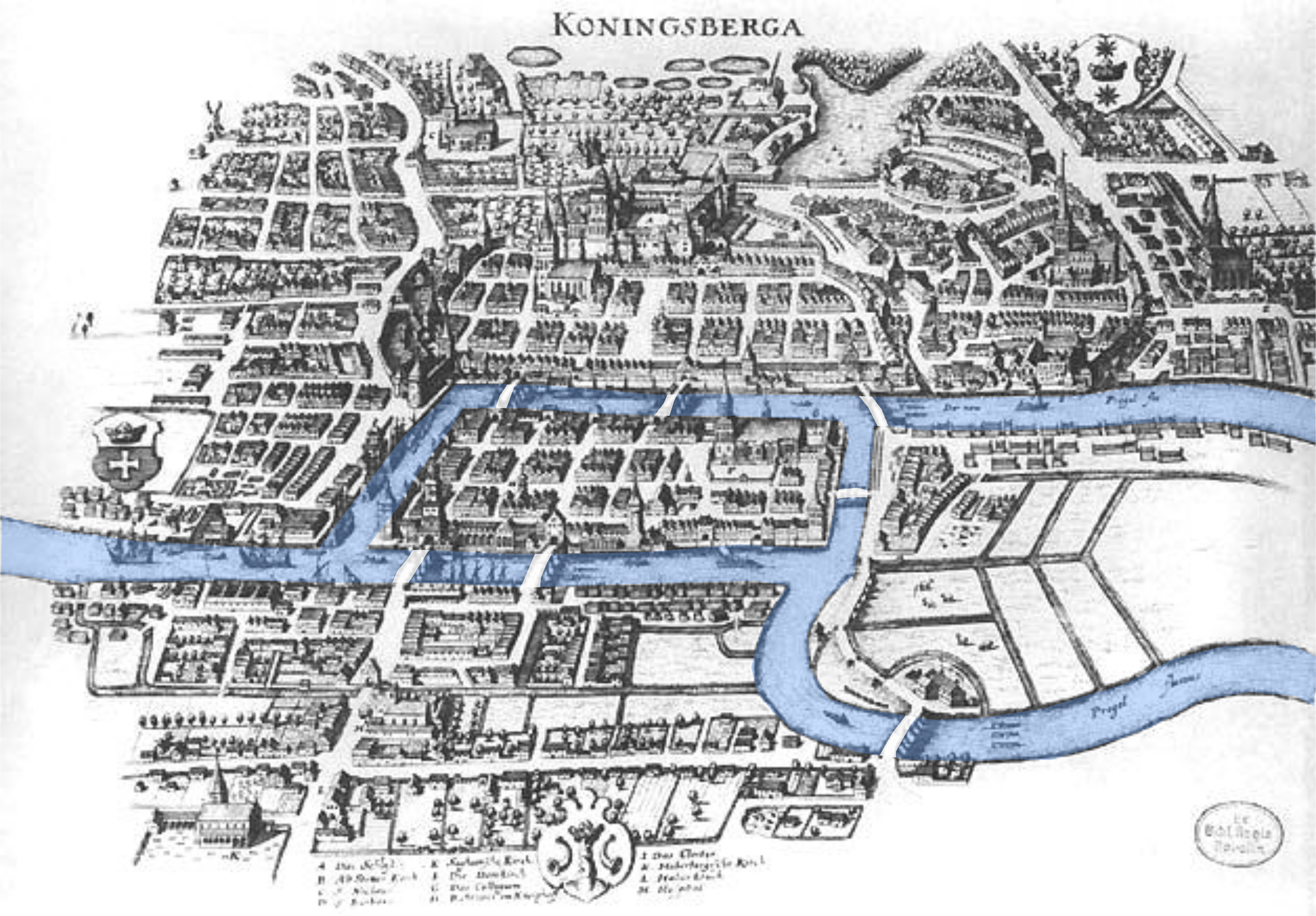 Konigsberg Map Konigsberg Plain 