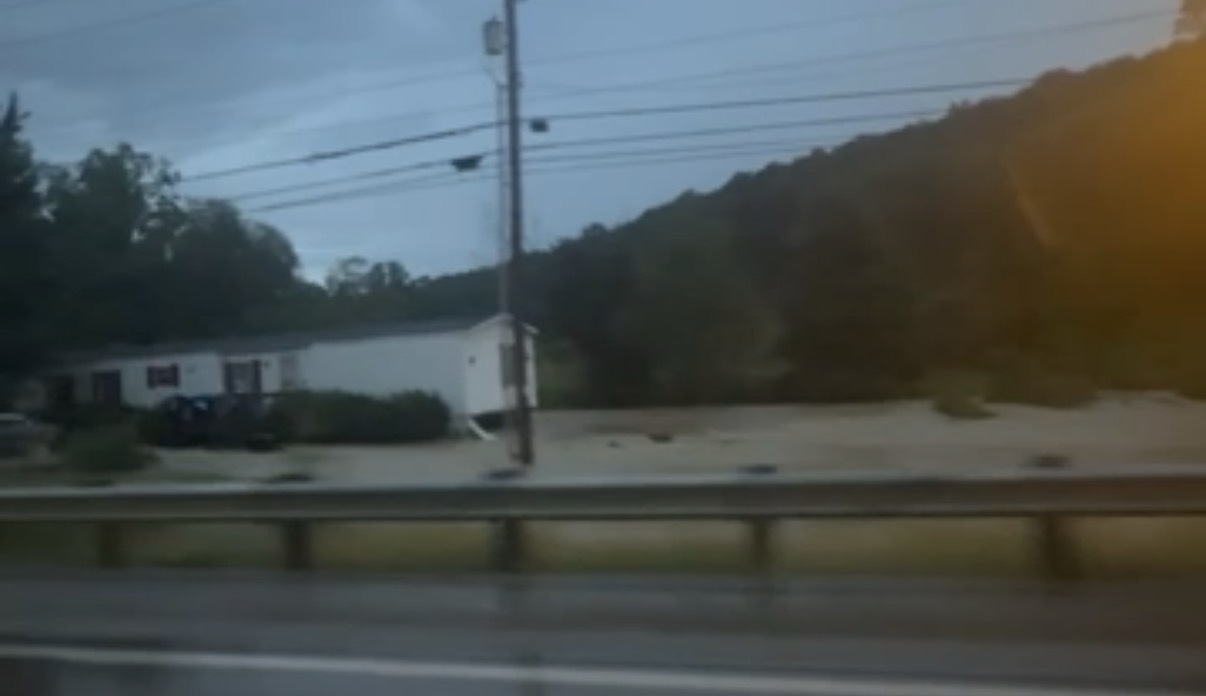 Homes swept away, shelters setup for those displaced