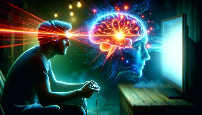 Improved Attention And Memory Scientists Uncover New Cognitive Video Games Brain Abstract 768x439 
