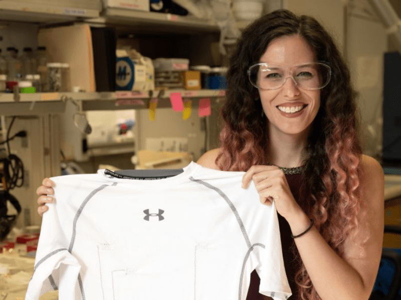 “Smart” Shirt Utilizes Flexible Carbon Nanotube Fibers To Keep Track of the Heart