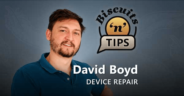 Biscuits 'n' Tips details - David Boyd with Device Repair