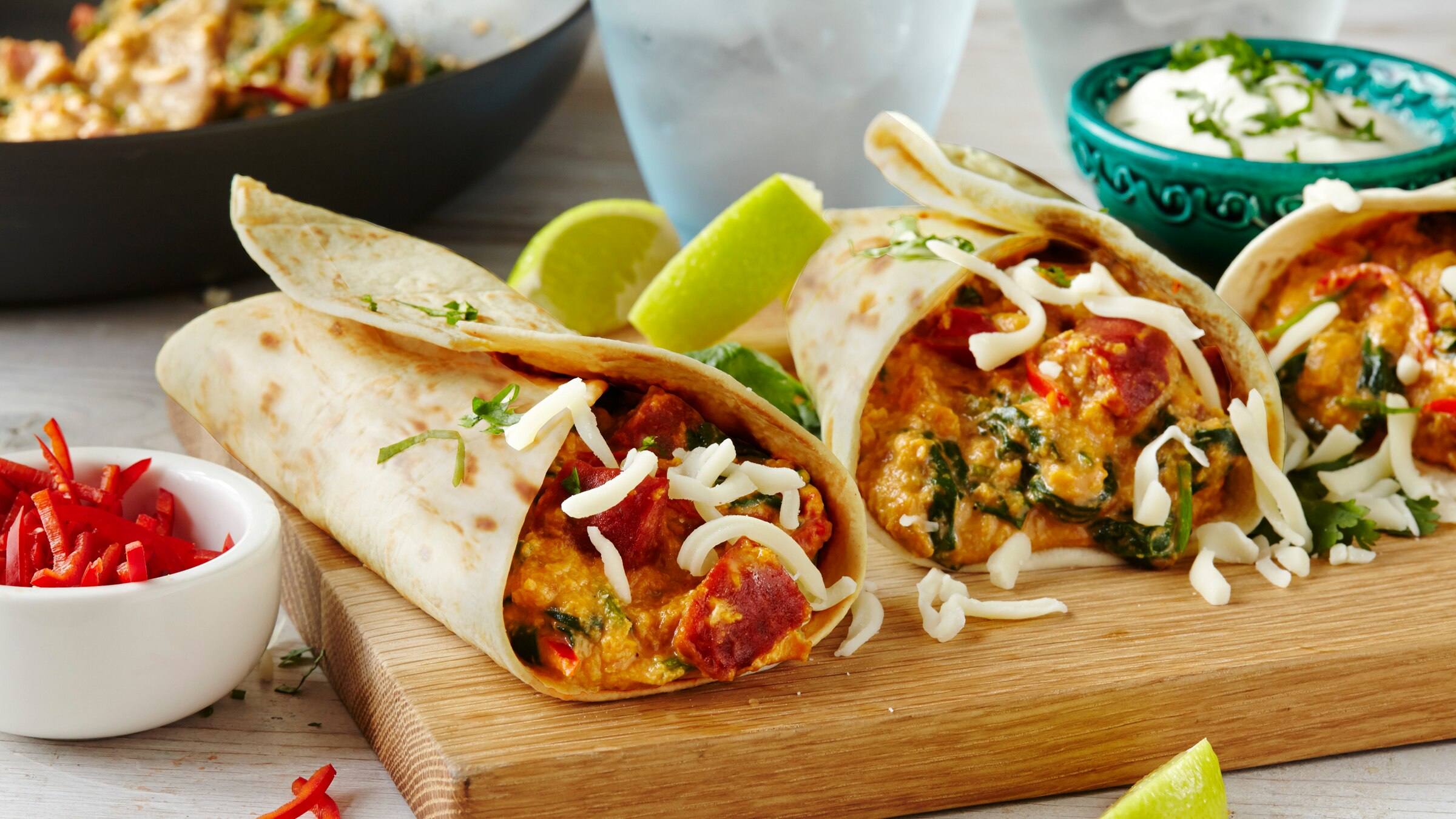 Sweet potato tacos are one of my favorite vegetarian meals.