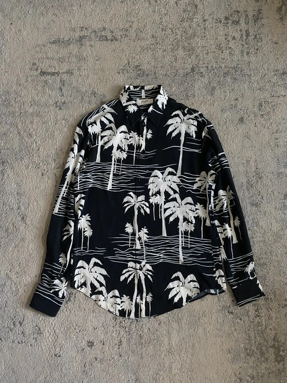Celine - SS21 Palm Tree Long Sleeve Shirt 20x27.5