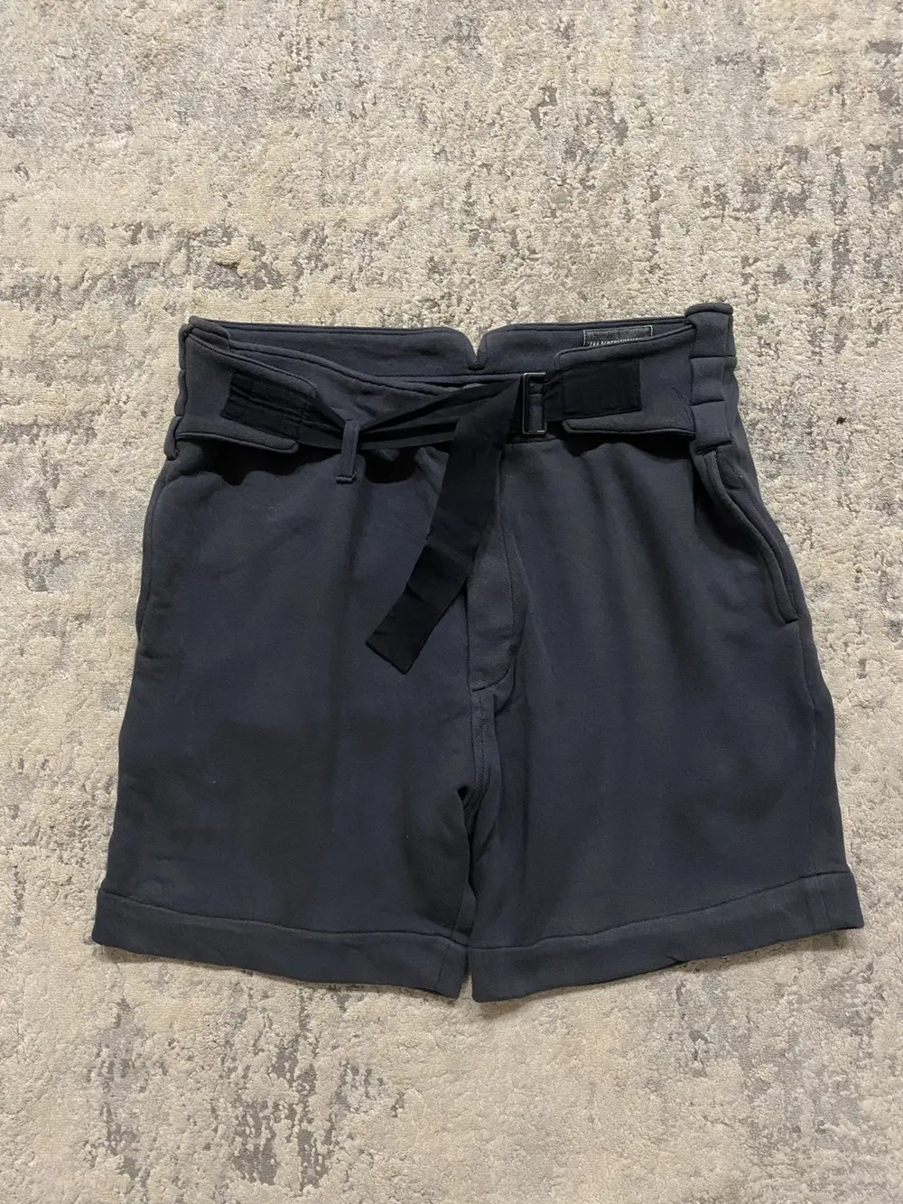 Ann Demeulemeester - Belted Sinched Sweat Shorts 20x7