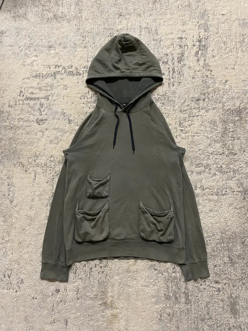 Number (N)ine SS05 Night Crawler 3 Cargo Pocket Hoodie 22x28.5