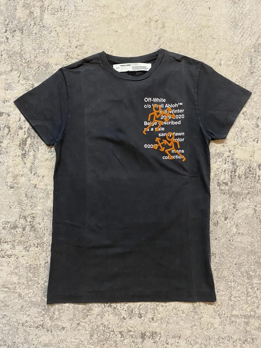 Off-White AW19-20 Stickman Tee 18.5x26.5