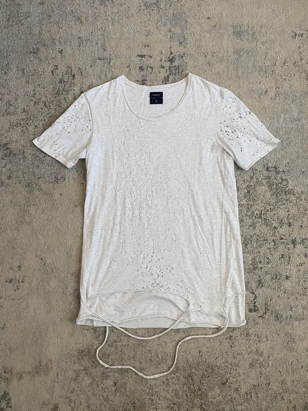 Maison Mihara Yasuhiro - Bug Bite Distressed Tassel Tee 19x30