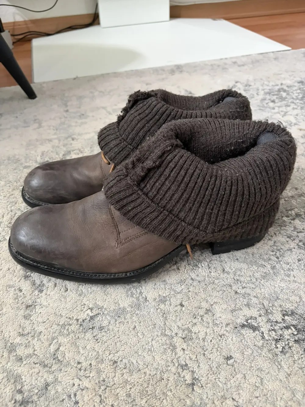 Alfredo Bannister - Sock Foldable Leather Boots 45