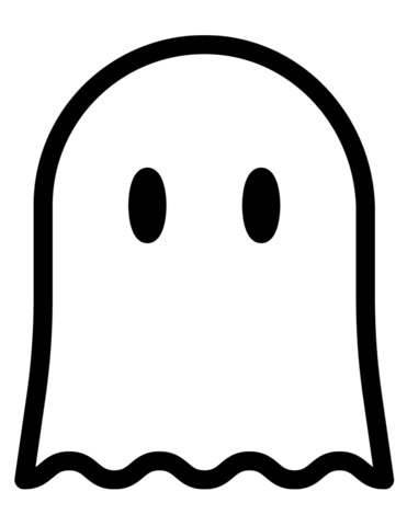 A simple ghost outline