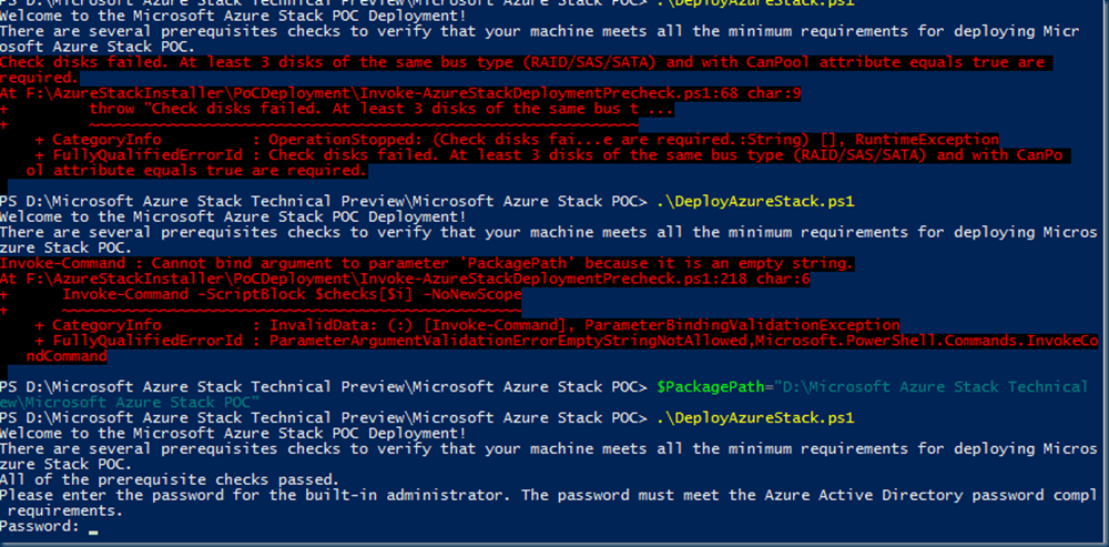 First Errors in Azure Stack Deployment #MAS #AzureStack #Azure #MASCUG ...