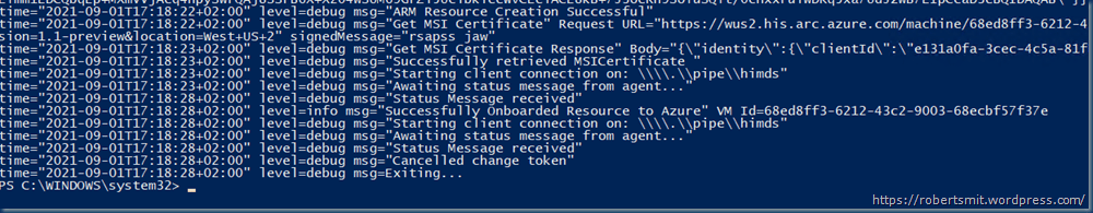 Azure Arc-enabled server Azure Arc-enabled server