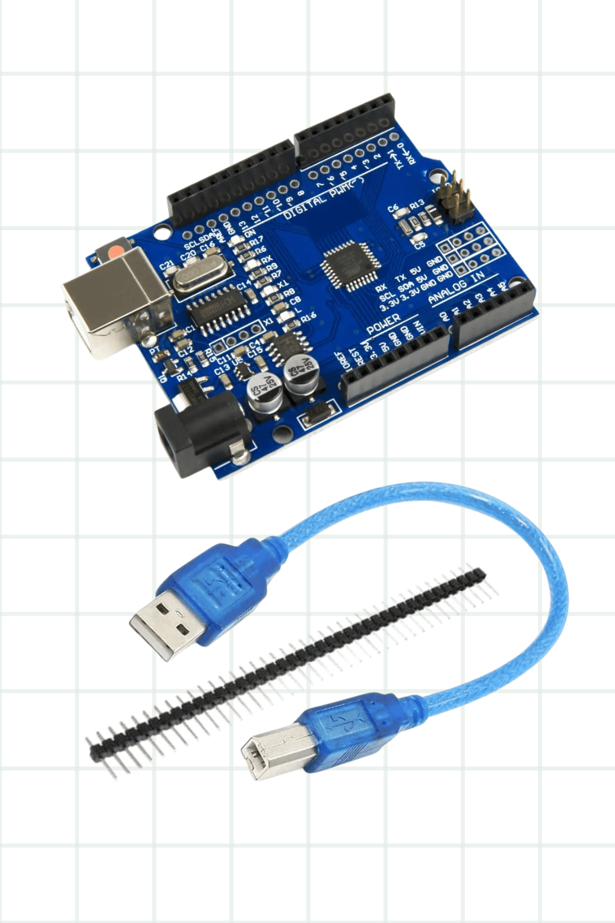 Arduino Uno R3 SMD CH340 Geliştirme Kartı - Klon