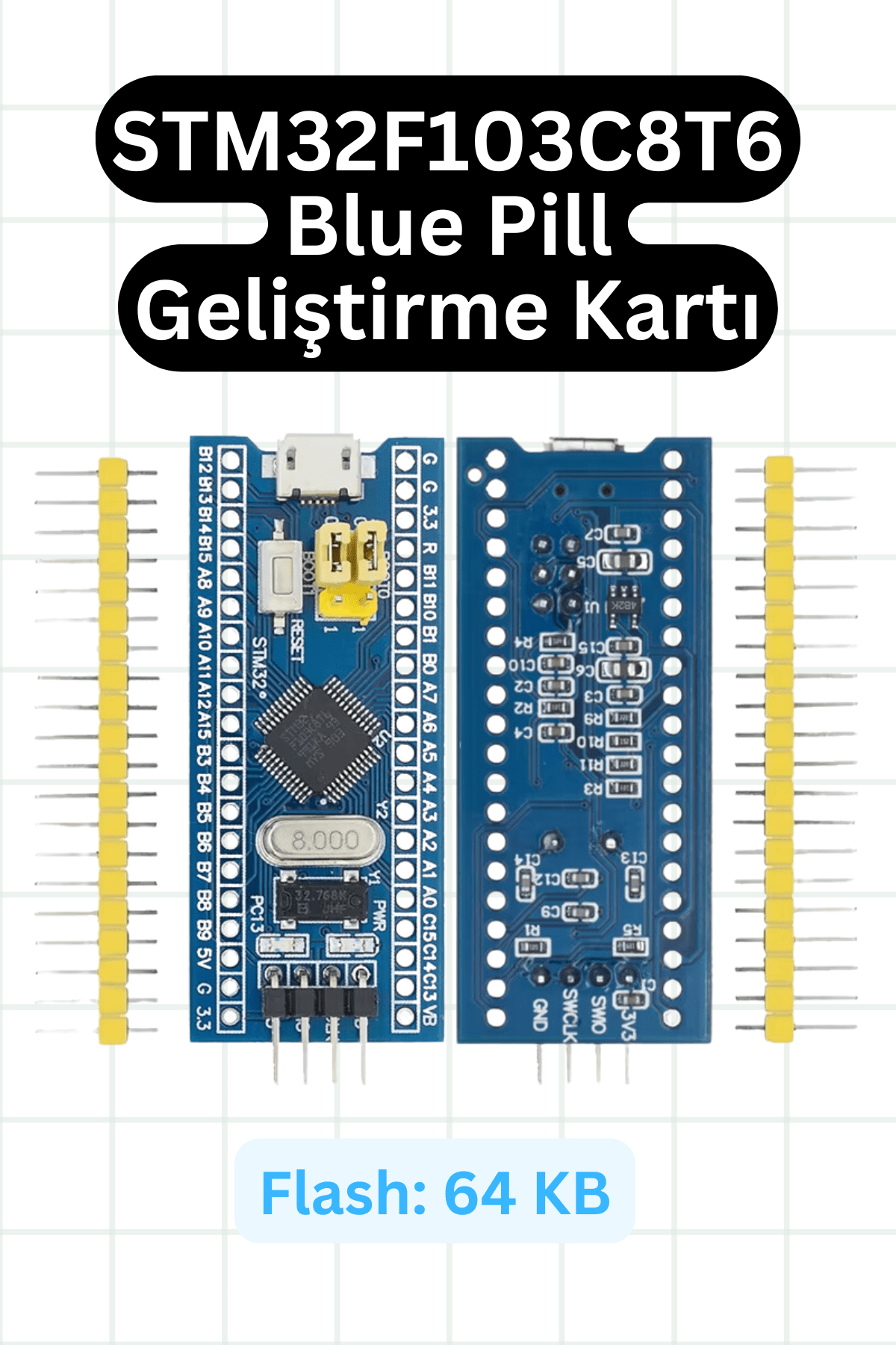 STM32F103C8T6 - Blue Pill - Geliştirme Kartı