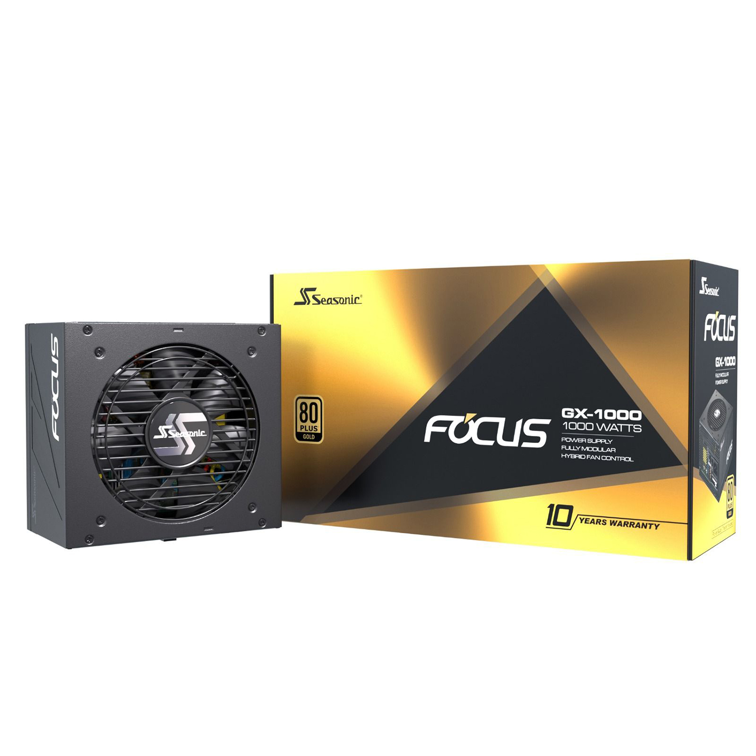 SEASONIC FOCUS GX 1000W 80 PLUS GOLD MODULAR – Standard