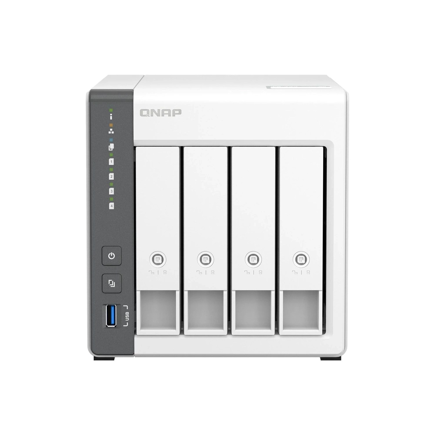 NAS QNAP TS-433-4G | ARM Cortex A55 4C/2GHz | 4GB RAM(On-Board) | 4 Bahías 3.5" SATA - Imagen 2