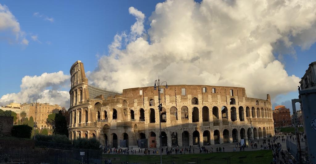 The Coliseum in Rome, Italy