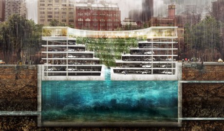 POP-UP parking garage by Third Nature is part of NatureStructure