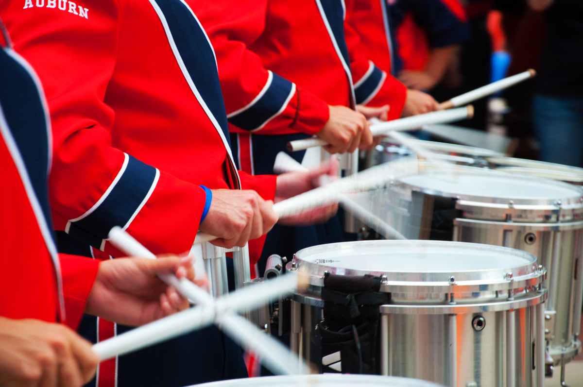 Auburn University Marching Band Drum Corps