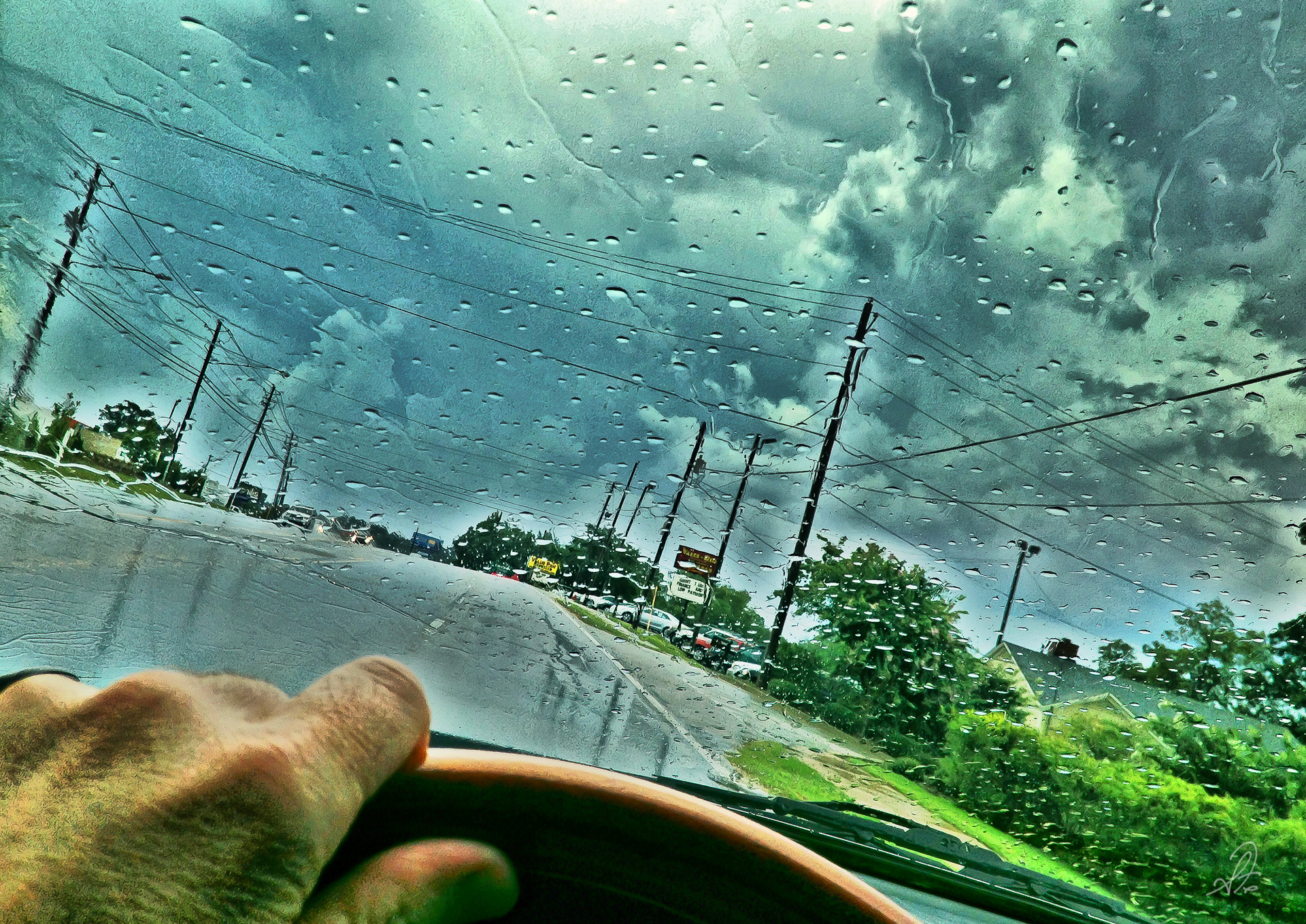 Project 365 [Day 232] Storms Blow Over Auburn on Opelika Highway