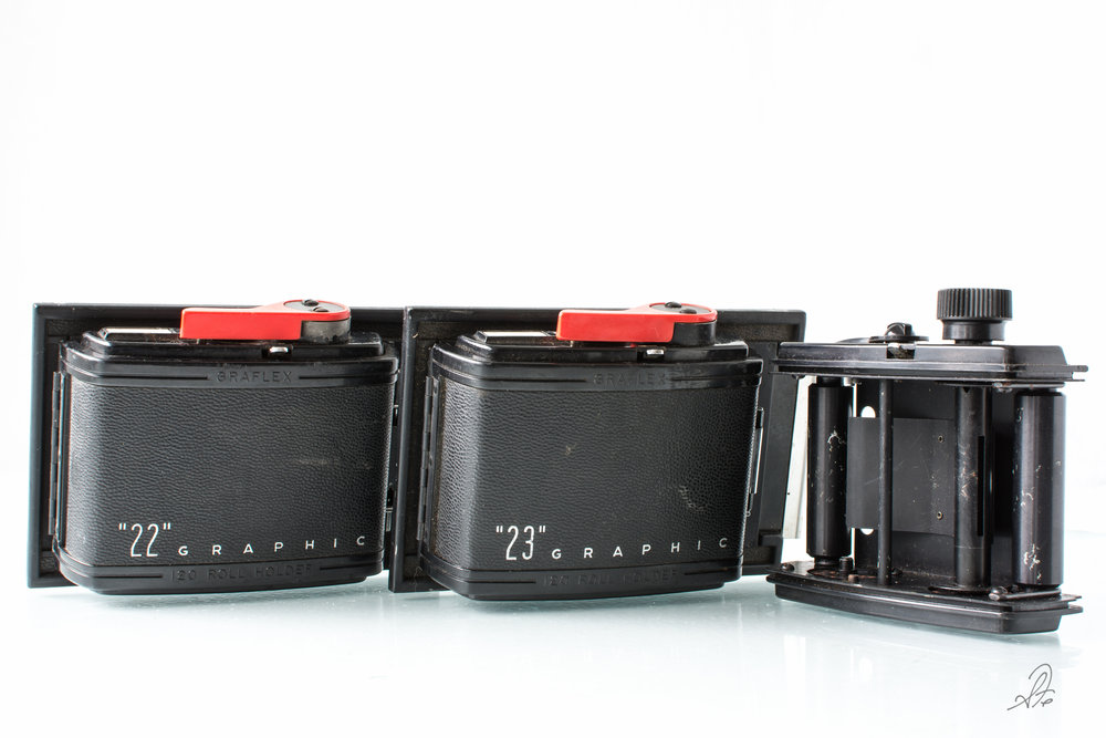Graflex Speed Graphic 220 Film Rollers