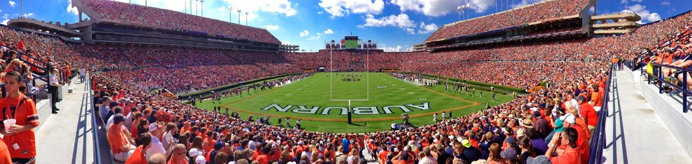 Jordan Hare Stadium in Auburn