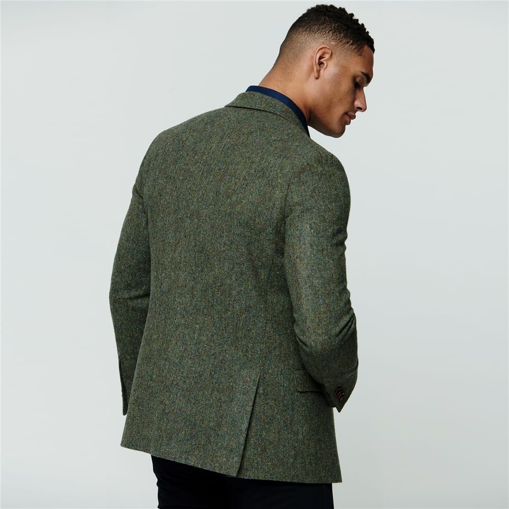 green donegal tweed jacket