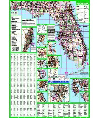 Detailed Road Map Of Florida Florida Road Map Pdf 