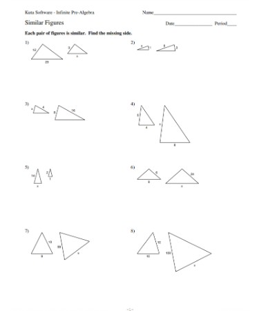 Similar figures worksheet pdf