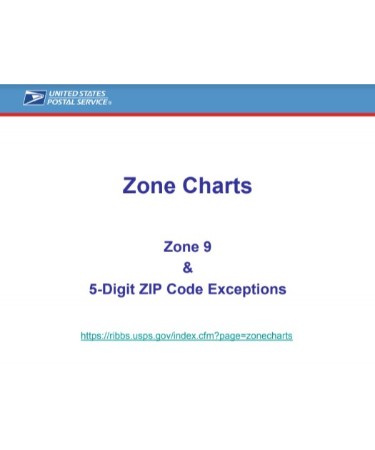+ extended area surcharge may apply for certain areas. Usps Zone Chart Pdf Scouting Web
