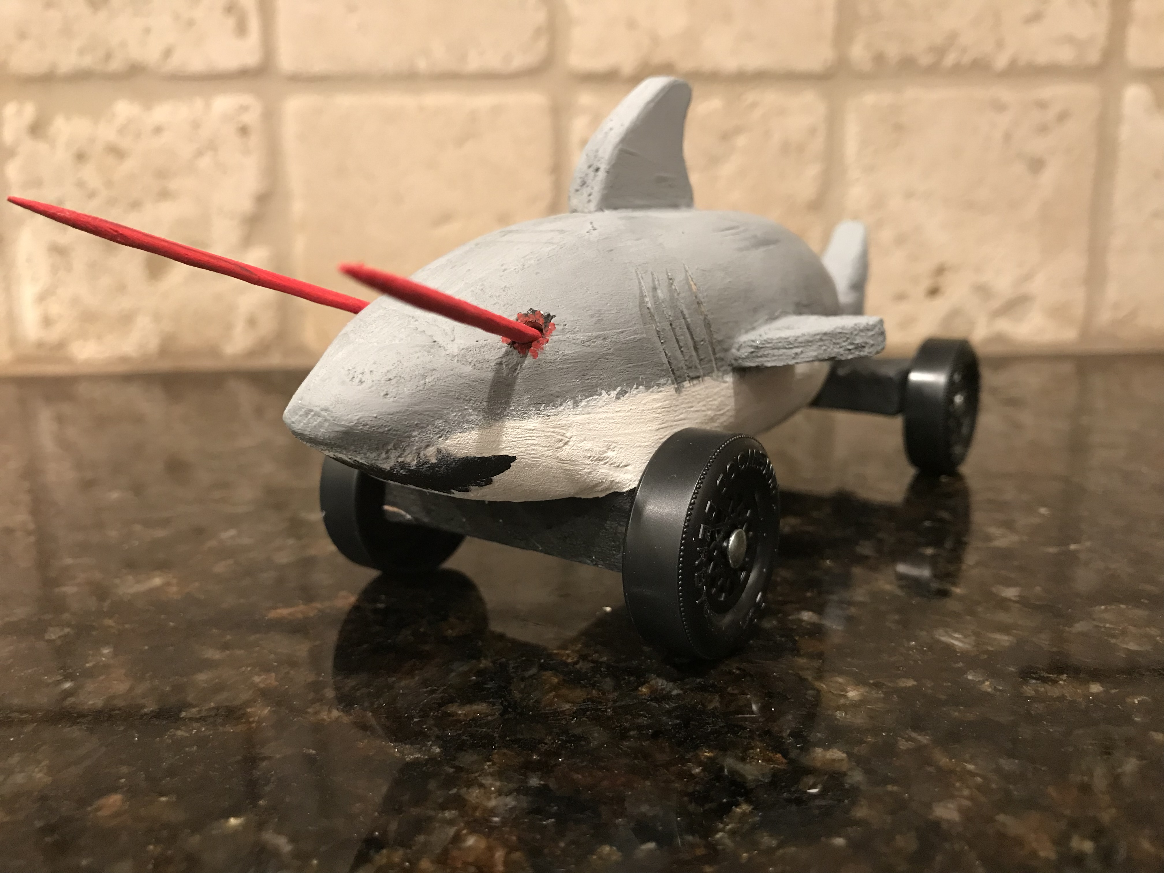 A shark. A shark with lasers!