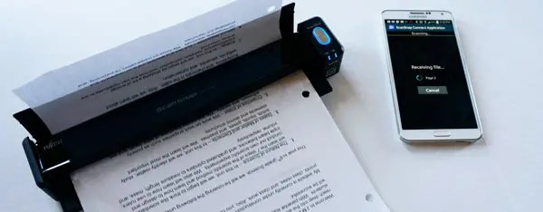 Use the ScanSnap iX100 to scan paper straight to your mobiel device. iOS & Android