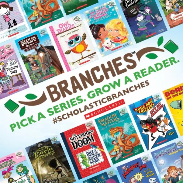 Branches books by Scholastic for kids ages 5 to 8 who are ready to move from the early reader books, but not ready for the traditional chapter books. Covers topics that kids that age will enjoy reading. #ScholasticBranches #Sponsored