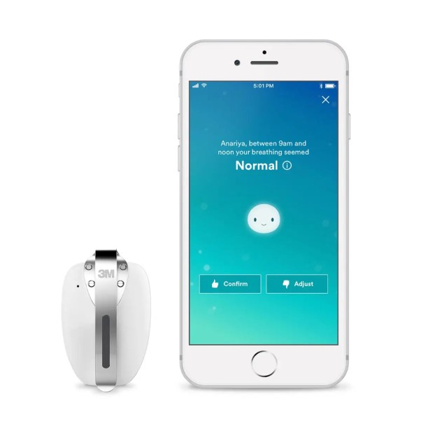 3MTM Respiratory Tracker will help you and I take control of our breathing as part of living a healthy lifestyle. The tracker is paired with an app on your phone will give you insights into what triggers your asthma and/or allergy attacks