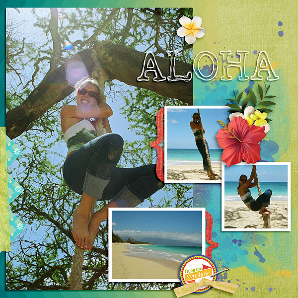 Kit: Fun in the Sun The DigiChick Collab Font: KG Already Home Regular