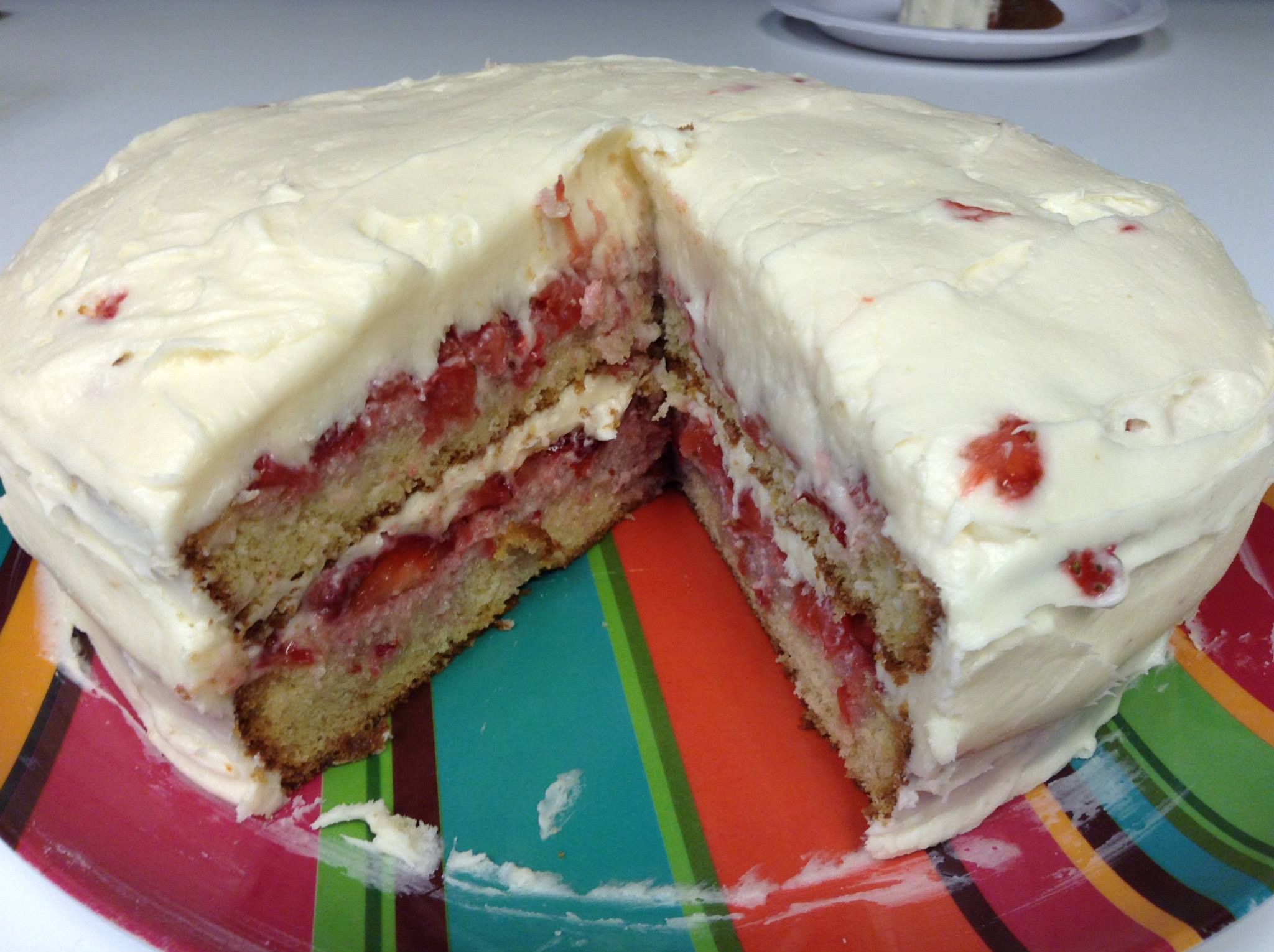 Strawberry Shortcake Cake
