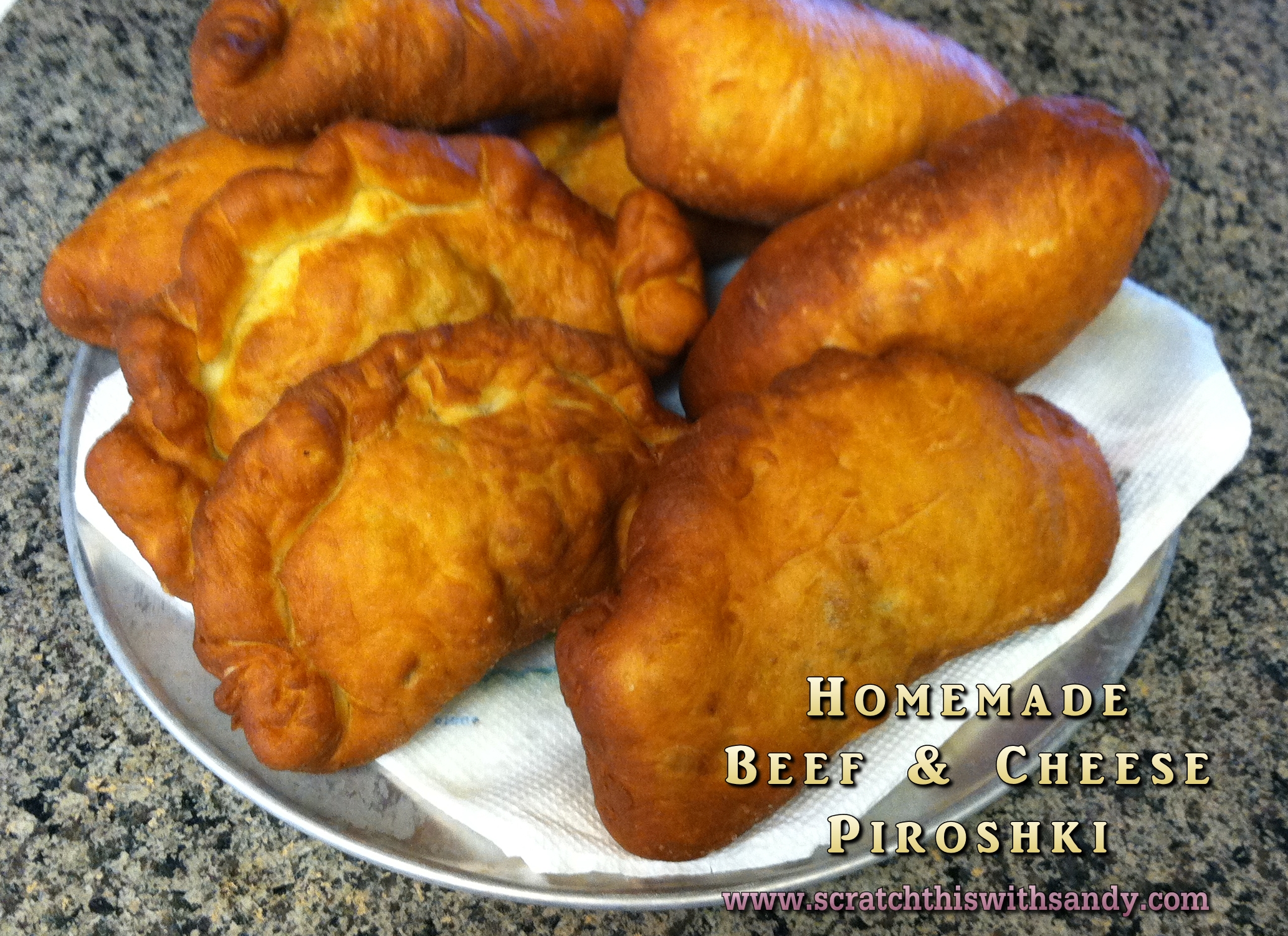 Homemade Beef and Cheese Piroshki