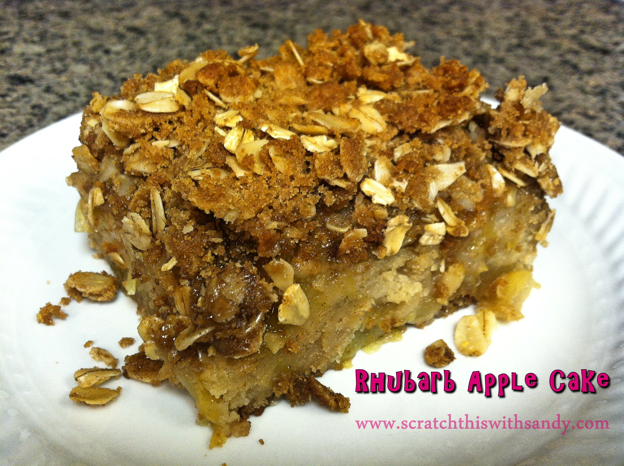 Rhubarb Apple Cake