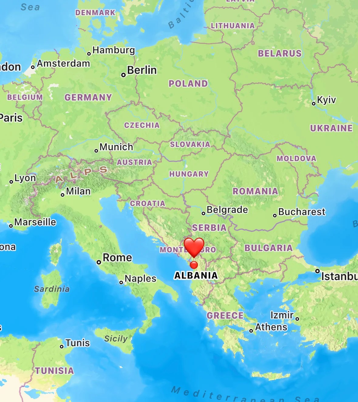Albania Map For Garmin Albania Basemap IJZHGE Where Is Albania 
