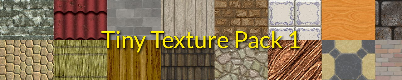 Tiny Texture Pack 1 - Screaming Brain Studios - Free Game Assets